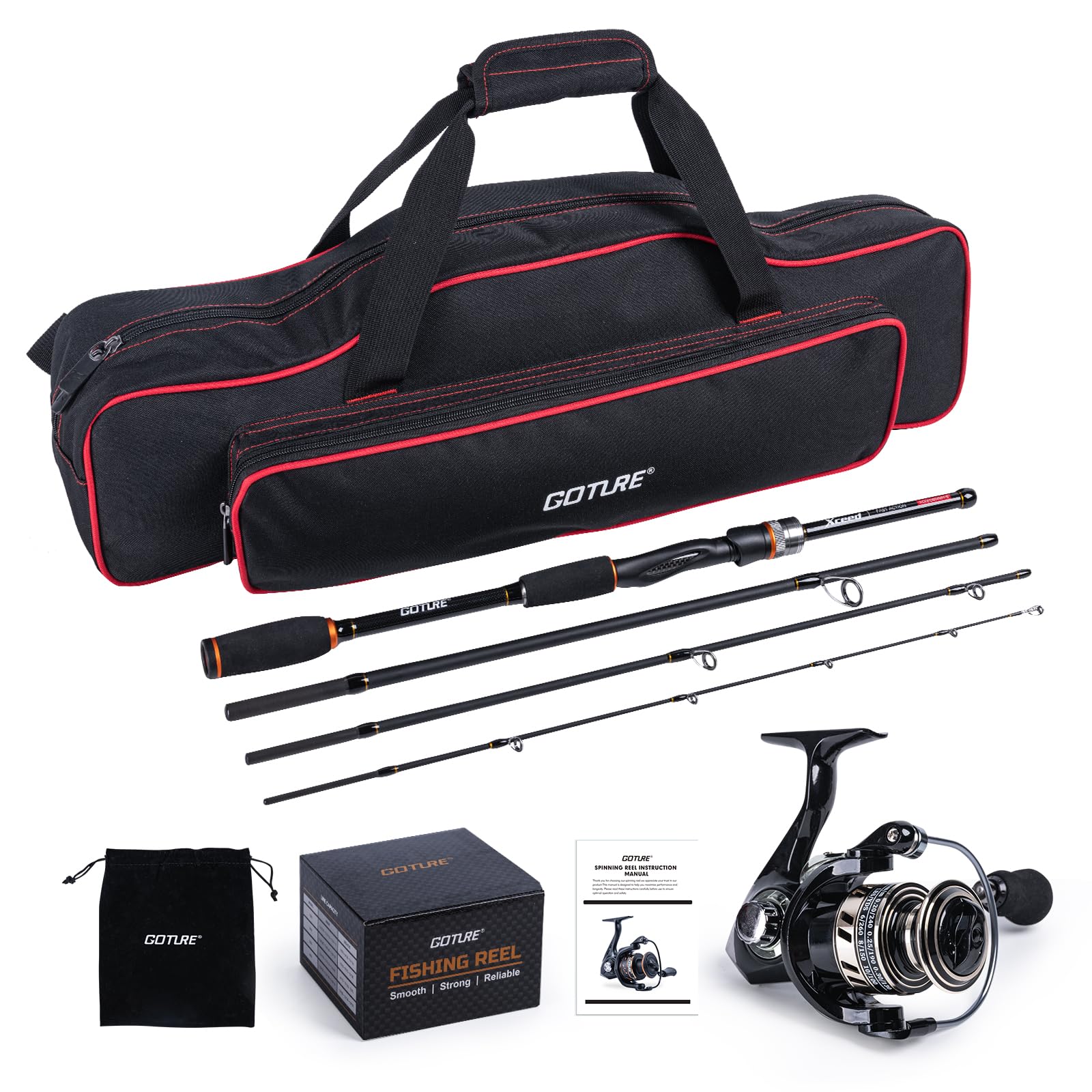 Goture Set Portatile Canna da  - Reel Bag recensione e prezzo