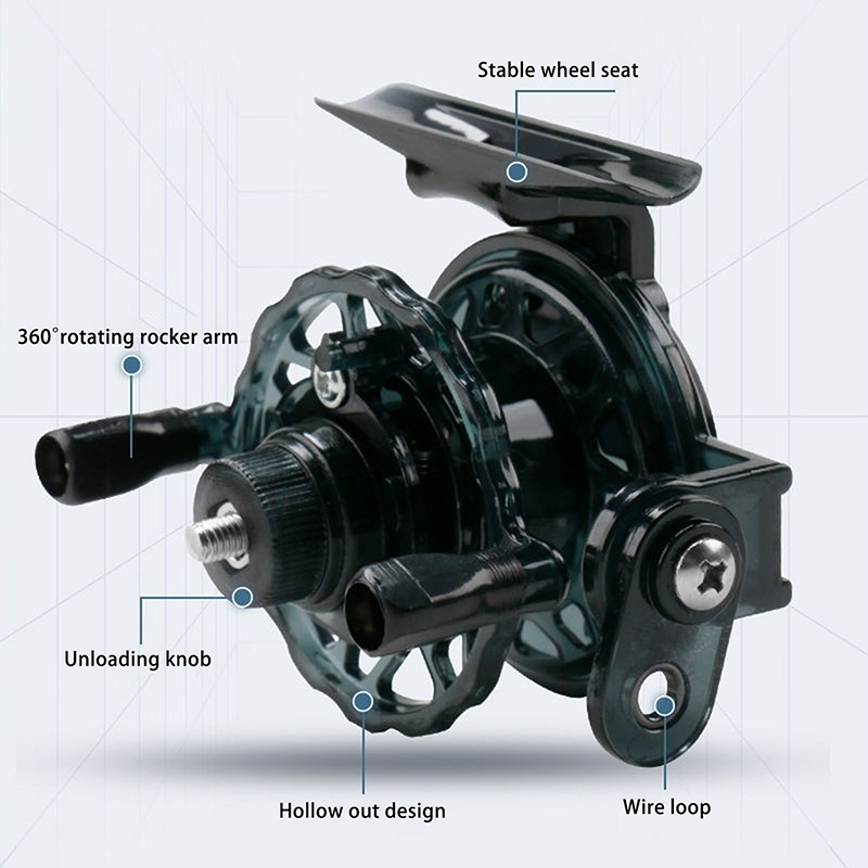 Nuovo 1 pz Mulinello Portatile - Ice Fishing Reel recensione e prezzo
